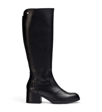 Wonders Melissa Leather Boots black