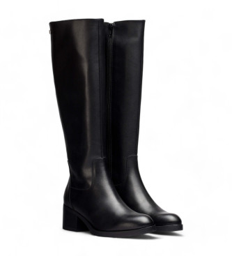 Wonders Botas de Piel Melissa negro