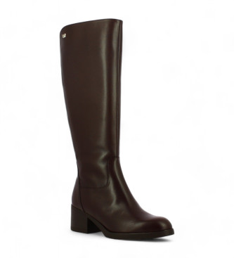 Wonders Brown Melissa Leather Boots