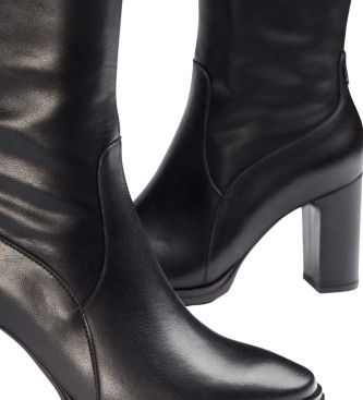 Wonders Botas de couro Garda preto