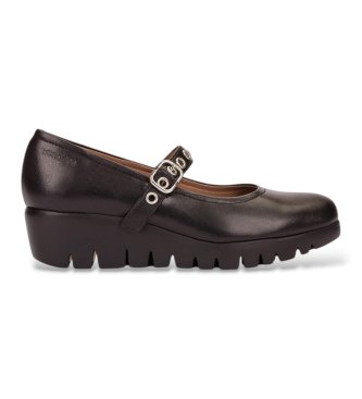 Wonders Chaussures en Cuir Fly 43 Noir