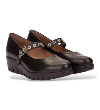 Wonders Chaussures en Cuir Fly 43 Noir