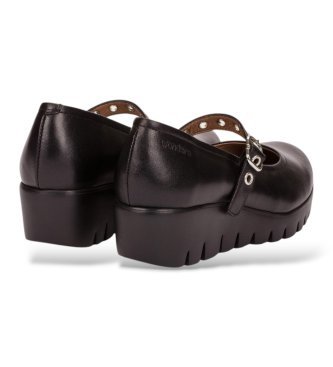 Wonders Chaussures en Cuir Fly 43 Noir