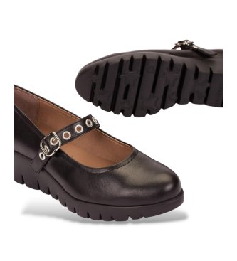 Wonders Chaussures en Cuir Fly 43 Noir