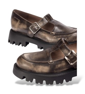 Wonders Sapatos de Couro Goodfly 15 Castanho