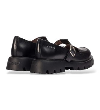 Wonders Skórzane buty Goodfly 15 Czarne