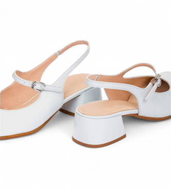 Wonders Usnjeni čevlji Bruma 01 white