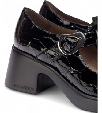 Wonders Chaussures en cuir Flytres 03 noir