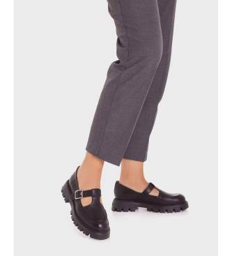 Wonders Skórzane buty Goodfly 15 Czarne