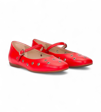 Wonders Pepa Mary Janes, taglia 42, rosso