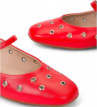 Wonders Pepa Mary Janes, taglia 42, rosso