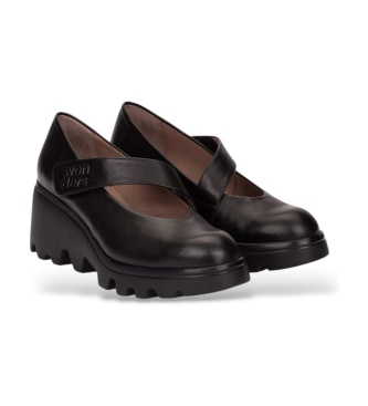 Wonders Skind sko TORONTO 23 Sort