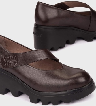 Wonders TORONTO 23 skind sko brun