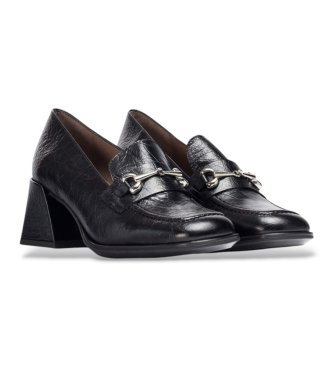 Wonders Mocassins en Cuir Celia Noir