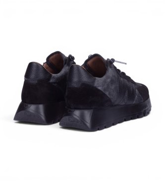 Wonders Baskets en Cuir Odisei01 noir