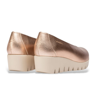 Wonders Mocassins en cuir Fly bronze