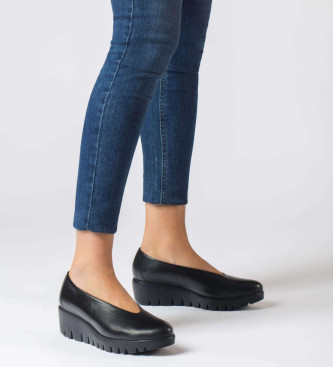 Wonders Fly leren loafers zwart