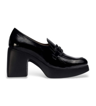 Wonders Mocassins en cuir noir Frau