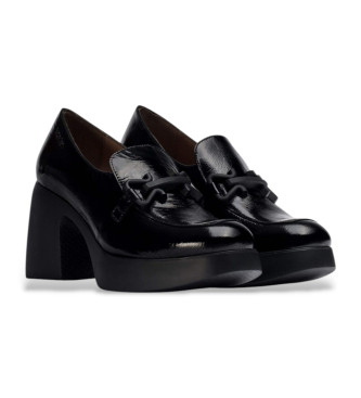 Wonders Mocassins en cuir noir Frau