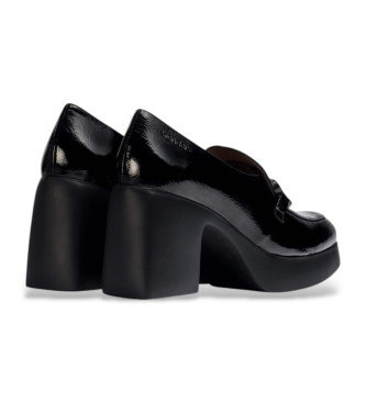 Wonders Mocassins en cuir noir Frau