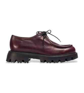 Wonders Goodfly Leder-Slipper kastanienbraun 