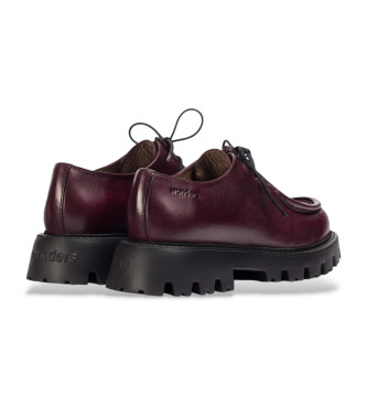 Wonders Goodfly Leder-Slipper kastanienbraun 