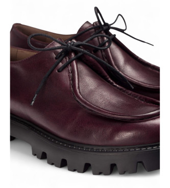 Wonders Goodfly Leder-Slipper kastanienbraun 