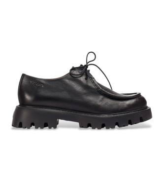 Wonders Goodfly Leder-Slipper schwarz 