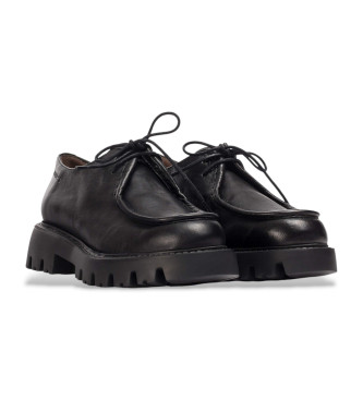 Wonders Goodfly Leder-Slipper schwarz 