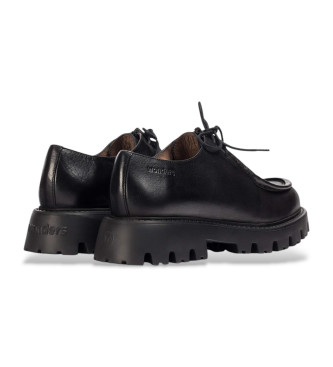 Wonders Goodfly Leder-Slipper schwarz 