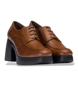 Wonders Mocassins En Cuir Mercedes Marron
