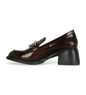 Wonders Mocassins en cuir marron Regata