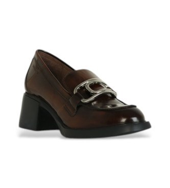 Wonders Mocassins en cuir marron Regata