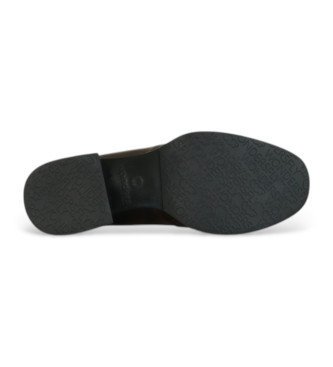 Wonders Regata braune Leder-Slipper