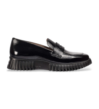 Wonders Mocassins Flexfly 02 zwart