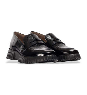 Wonders Mocassins Flexfly 02 zwart