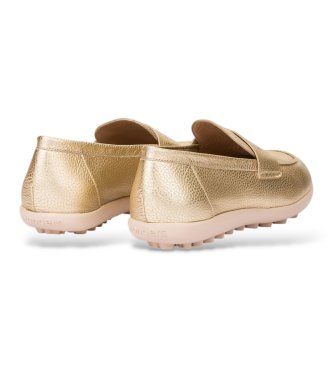 Wonders Flyfit 01 læderloafers i guld