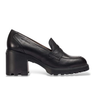 Wonders Ilma 01 Black Leather Loafers