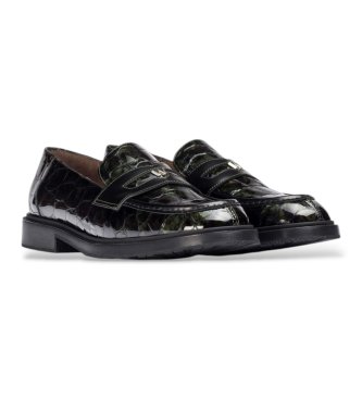 Wonders Leren Loafers Ned Groen