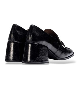 Wonders Mocassins en Cuir Victoria 01 Noir