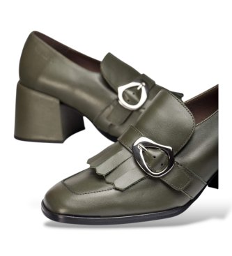 Wonders Mocassins en Cuir Victoria 01 Vert