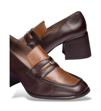 Wonders Mocassini in Pelle Victoria 02 Marrone