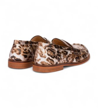 Wonders Leren mocassins Coro 11 bruin