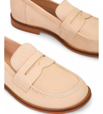 Wonders Coro l�dermockasiner 11 beige