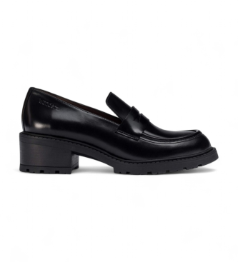 Wonders Lder Loafers Evoclub 01 svart