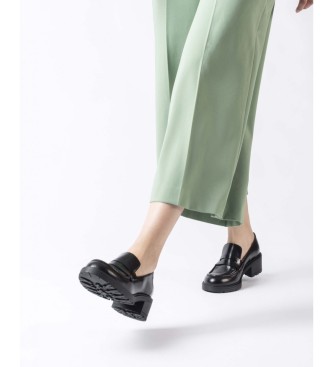 Wonders Lder Loafers Evoclub 01 svart