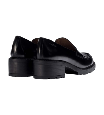 Wonders Lder Loafers Evoclub 01 svart