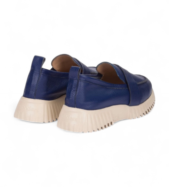 Wonders L�dermockasiner Flexfly 10 navy