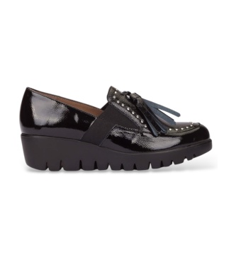 Wonders Mocassini in Pelle Fly 361 Nero