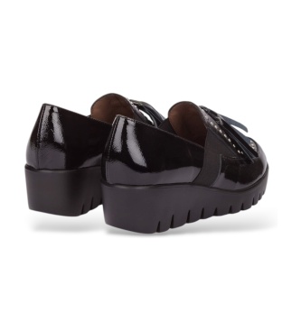 Wonders Mocassini in Pelle Fly 361 Nero